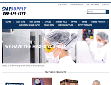 Tablet Screenshot of daysupply.com